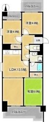 ライオンズマンション千代田橋の間取り画像