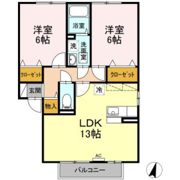 パストラーレ B棟の間取り画像