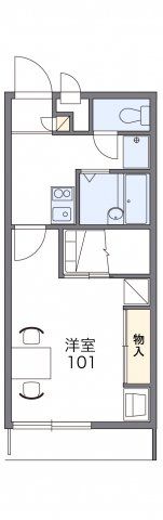 レオパレスVの間取り画像