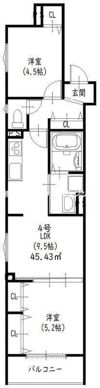 Soleil萱島東の間取り画像