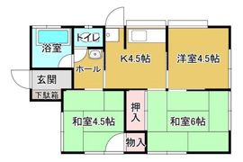 湊借家 2号の間取り画像