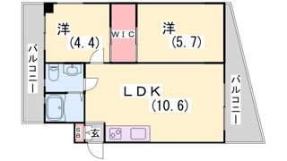 甲南メゾン春日の間取り画像