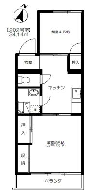 田園コーヌコピアの間取り画像