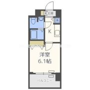 クリスタルグランツ東天満の間取り画像