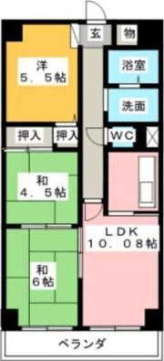 ヒルトップ藤ヶ丘の間取り画像