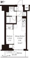 フレンシア御徒町の間取り画像