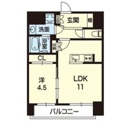 ライズ熊本駅northの間取り画像