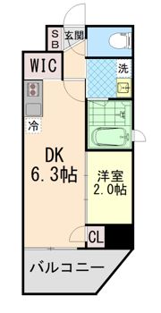 ネクストステージ神戸元町の間取り画像