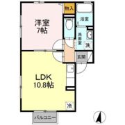 プリメーラいそあいⅡの間取り画像