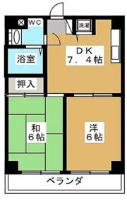パークサイド関の間取り画像
