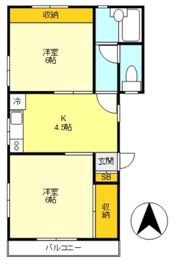 メゾンシルキーの間取り画像