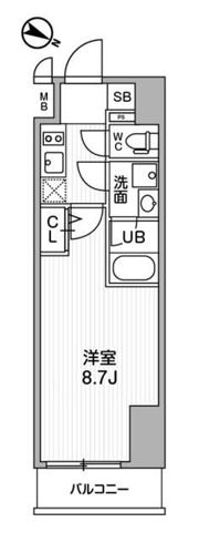 ALTERNA北品川の間取り画像