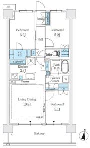 パークホームズ戸田公園の間取り画像