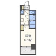 プレサンス難波フィネストの間取り画像