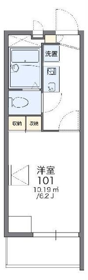 レオパレスレジデンスの間取り画像