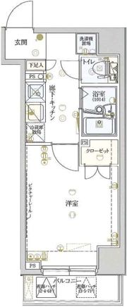 ヴェルト横浜ブライトコートの間取り画像