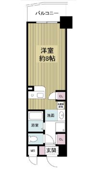 レジディア天神橋の間取り画像