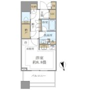 白金ザ・スカイ東棟の間取り画像