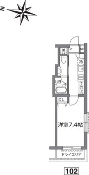 プライムアーバン烏山コートの間取り画像
