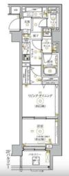 ガリシア錦糸町Ⅳの間取り画像