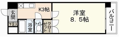 スクールハイツ陽光の間取り画像