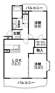 ファミーユ和合の間取り画像