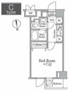 レジディア西小山の間取り画像