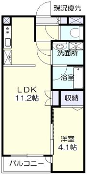 ブレイン東朝日町の間取り画像