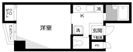 カースル要町の間取り画像