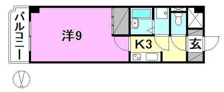 フォレスト中央の間取り画像