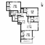 ヒルズ関根町の間取り画像