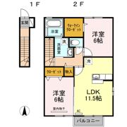 グランモア A棟の間取り画像