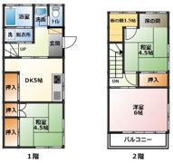 ラテール岡沢町Ⅱの間取り画像