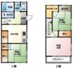 ラテール岡沢町Ⅱの間取り画像