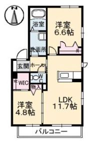 オーパスワンの間取り画像