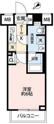 エル・グランジュテ川崎の間取り画像
