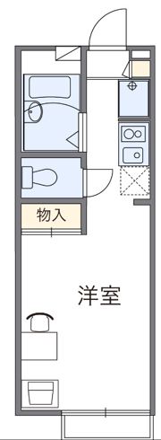 レオパレスヴェルジェの間取り画像