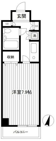 ピュアシティ横浜Ⅲの間取り画像