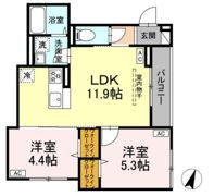 Asset-Court 武蔵台の間取り画像