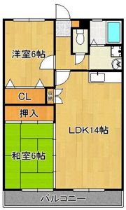 エルスール下曽根の間取り画像