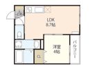 アーデル牛田新町 B棟の間取り画像