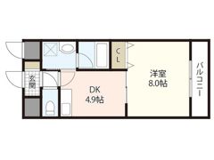 アンブシュール京橋の間取り画像