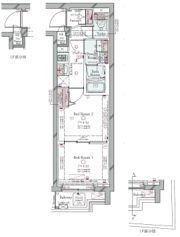 コンシェリア目黒本町 THE RESIDENCEの間取り画像
