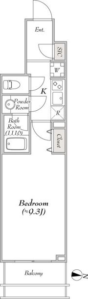 プレール・ドゥーク錦糸公園前の間取り画像