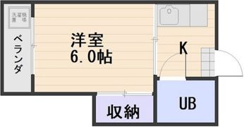 商大前コーポの間取り画像