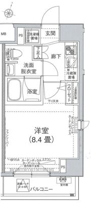 アイルイムーブル西日暮里の間取り画像