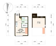 LUKE徳丸 独洗 宅BOX IoT BT別 ネットただ 100付の間取り画像