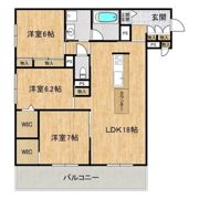 ジュエルコート（シャーメゾン）の間取り画像