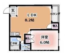 おしゃれ館新森の間取り画像