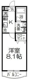 サンライズサカワ30の間取り画像